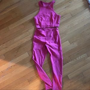 Outdoor Voices hot pink kit, XS